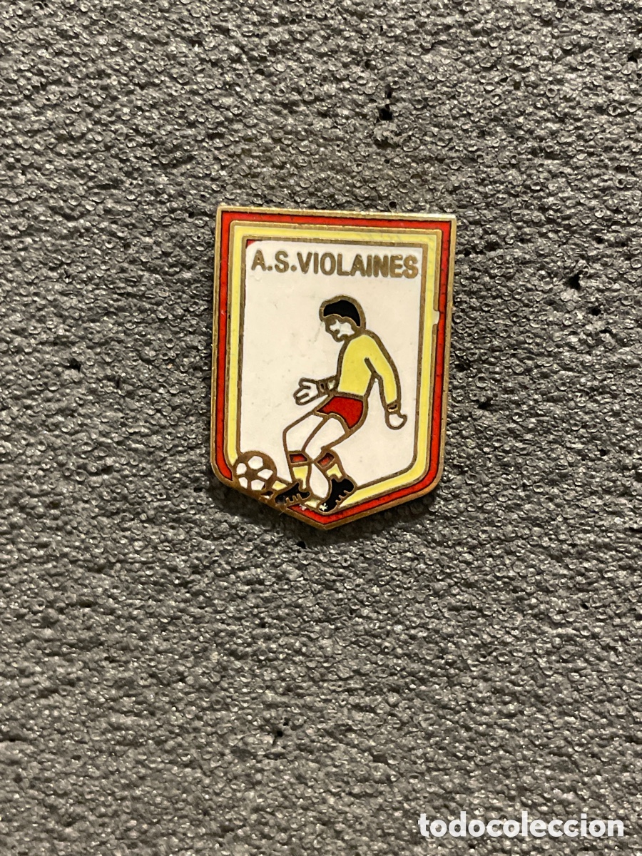 Coleccionismo deportivo: Pin 127 A.S. VIOLAINES - Violaines - Foto 1