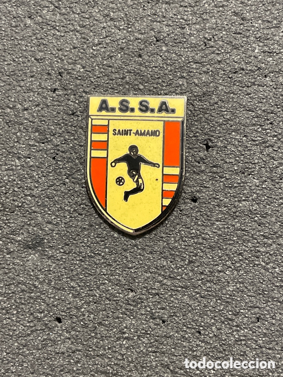 Coleccionismo deportivo: Pin 131 A.S. SAINT AMANO - Saint Amano