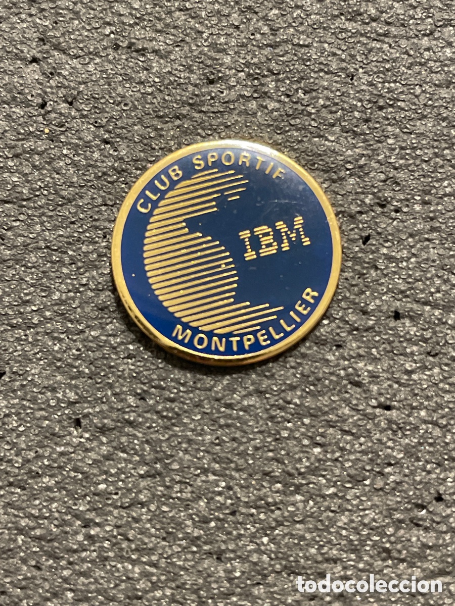 Coleccionismo deportivo: Pin 142 CLUB SPORTIF IBM - Montpellier