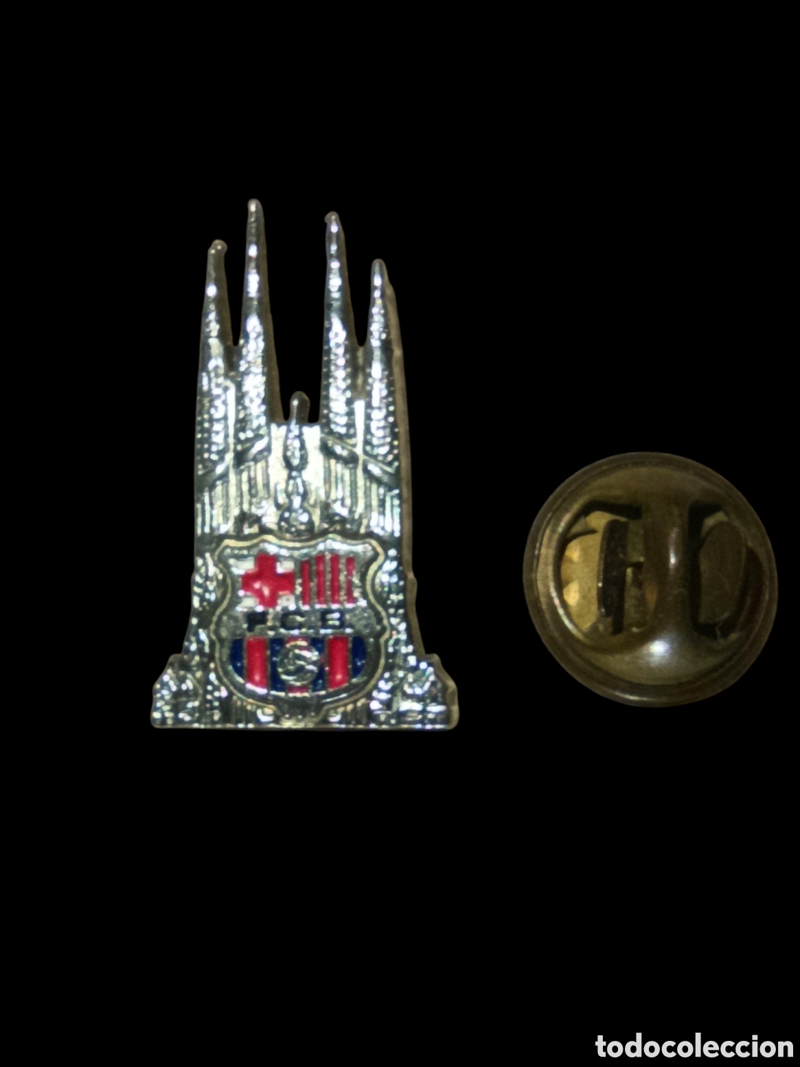 Coleccionismo deportivo: Extra&ntilde;o pin FC Barcelona del templo de la Sagrada Familia - Futbol club Barcelona - Bar&ccedil;a
