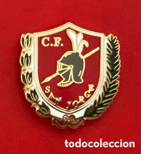 Coleccionismo deportivo: Pins oficial CF San Jorge (Extremadura)