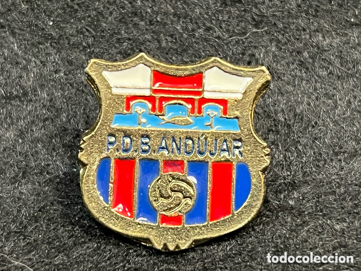 Coleccionismo deportivo: PIN PB PE&Ntilde;A BARCELONISTA AND&Uacute;JAR JA&Eacute;N ANDALUC&Iacute;A PENYA FC BARCELONA FUTBOL BAR&Ccedil;A.