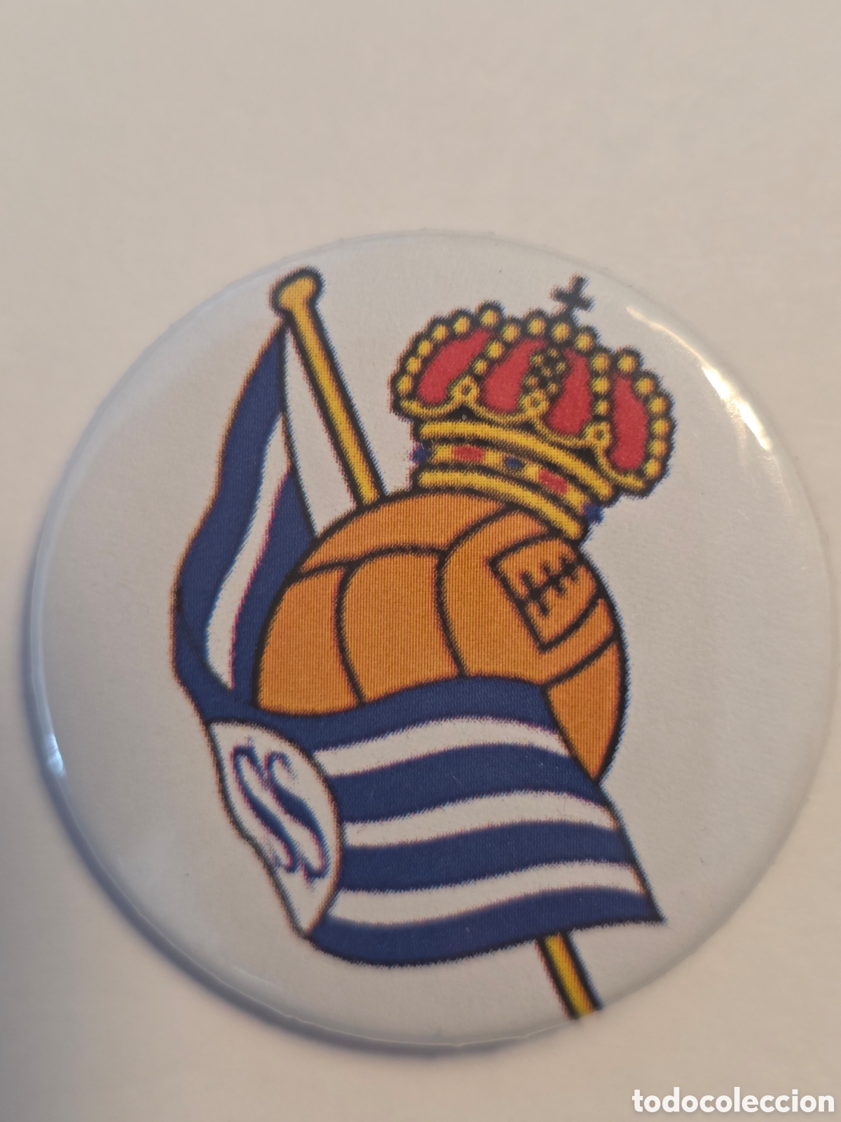Coleccionismo deportivo: CHAPA REAL SOCIEDAD 38mm