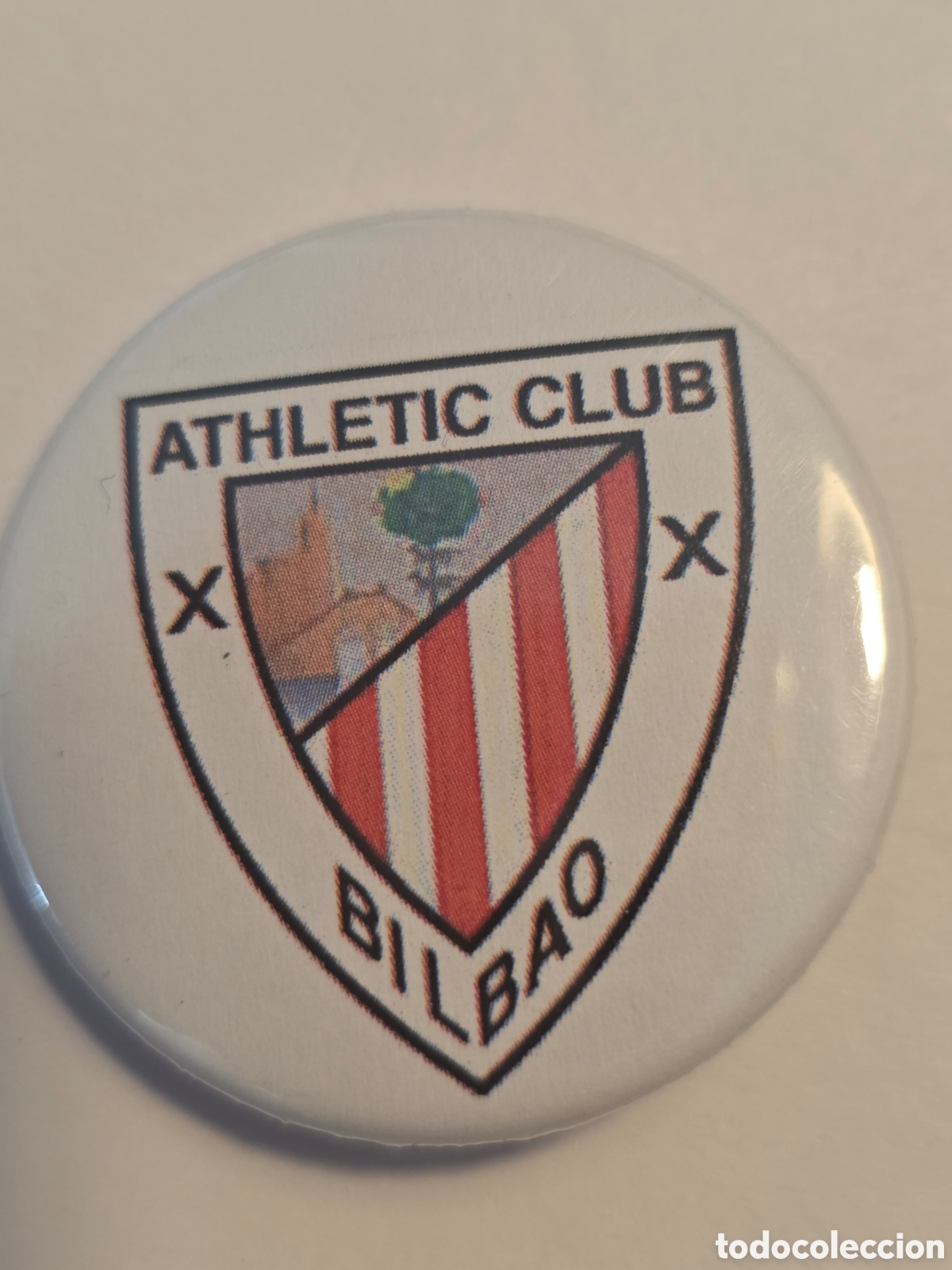 Coleccionismo deportivo: CHAPA ATHLETIC CLUB 38mm