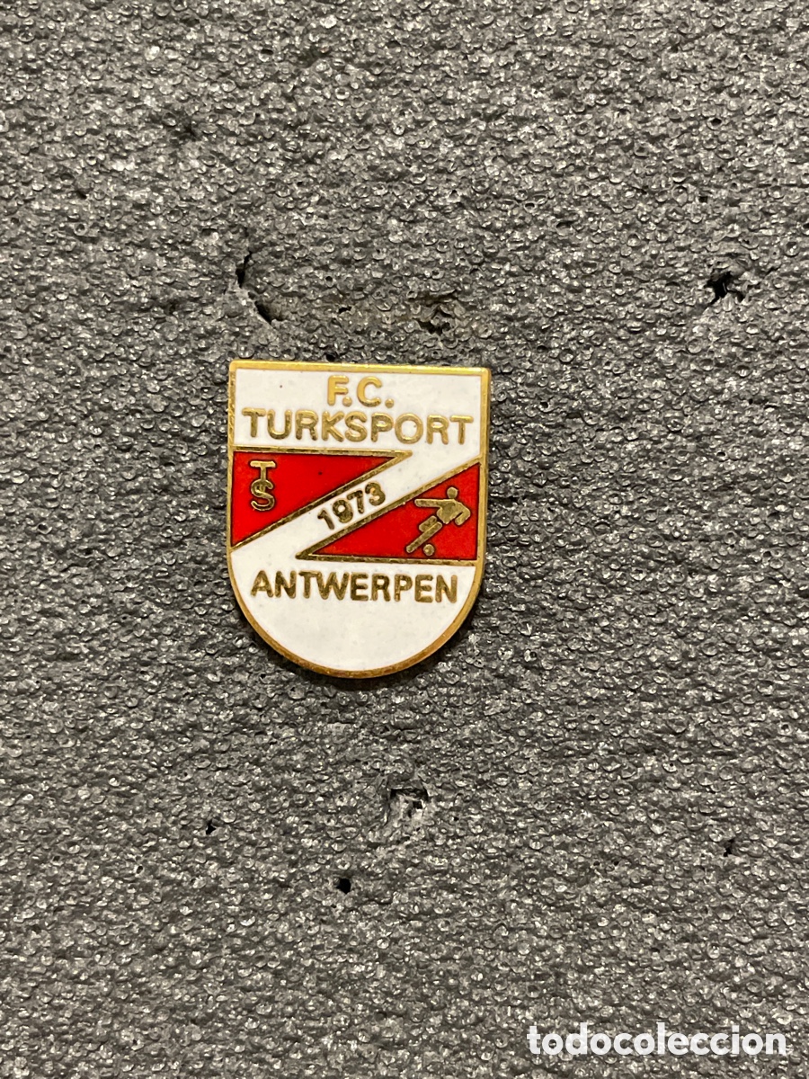 Coleccionismo deportivo: Pin 88 F.C. TURKSPORT ANTWERPEN - Amberes