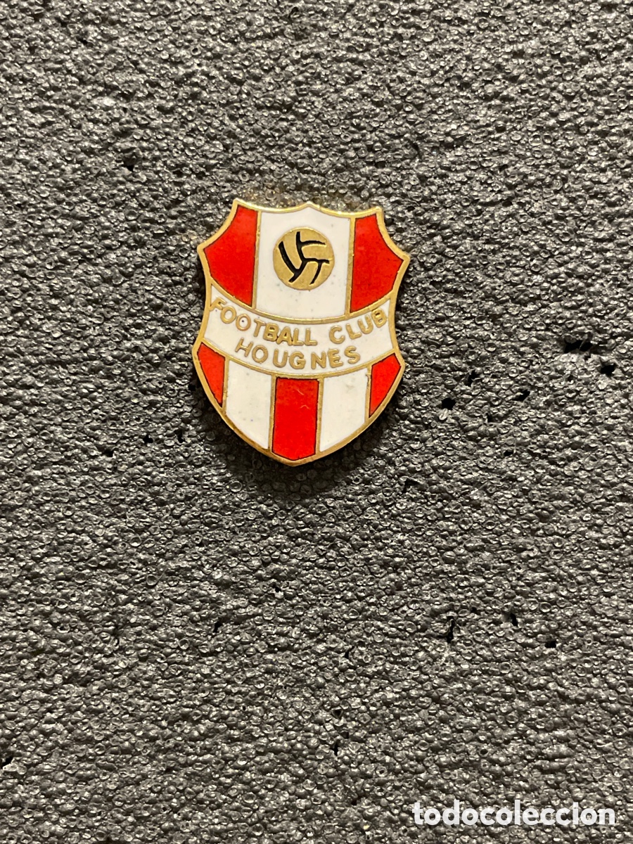 Coleccionismo deportivo: Pin 104 FOOTBALL CLUB HOUGNES - Verviers