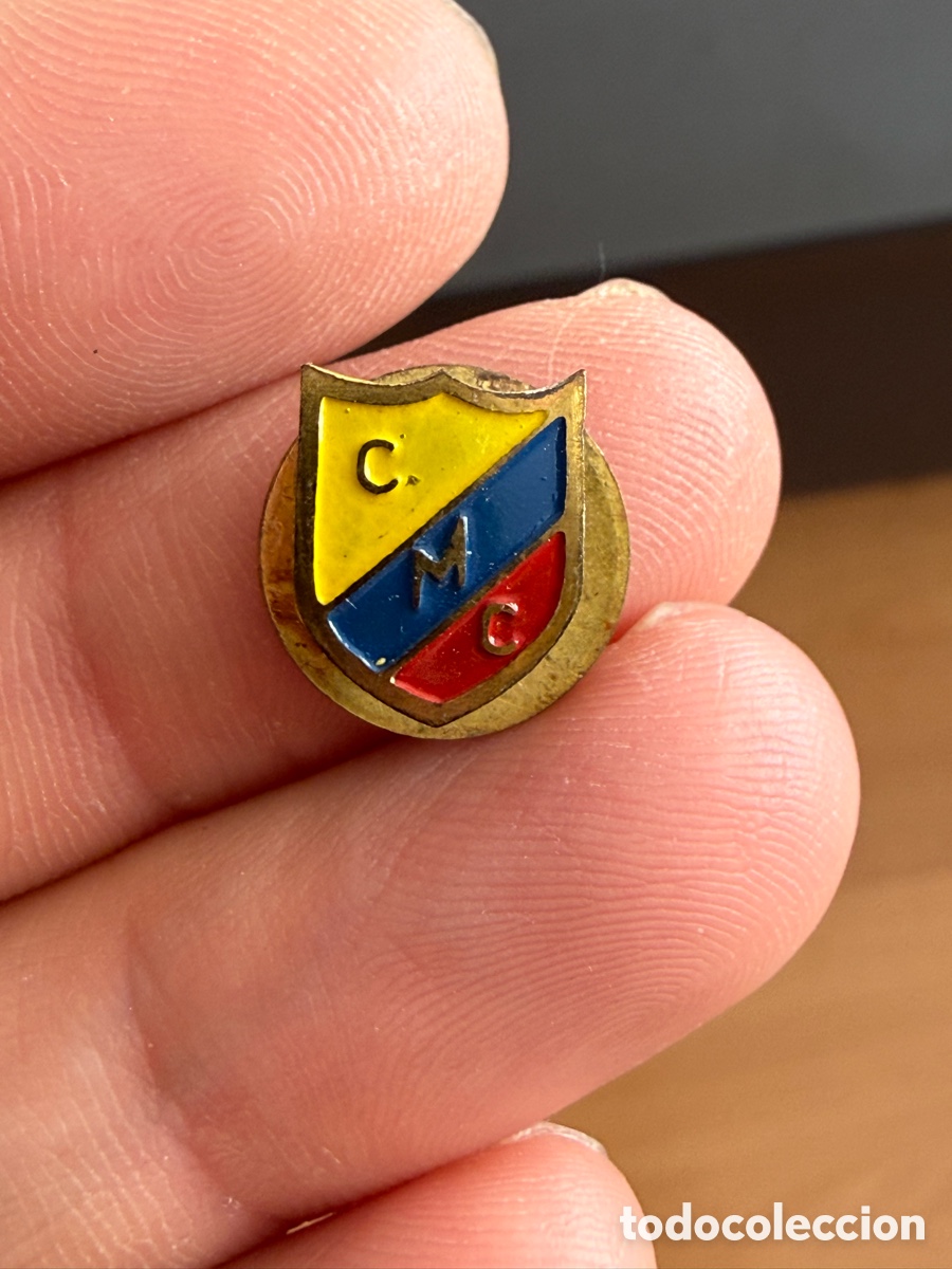 Coleccionismo deportivo: Insignia Solapa. Selecci&oacute;n F&uacute;tbol COLOMBIA. a&ntilde;os 50