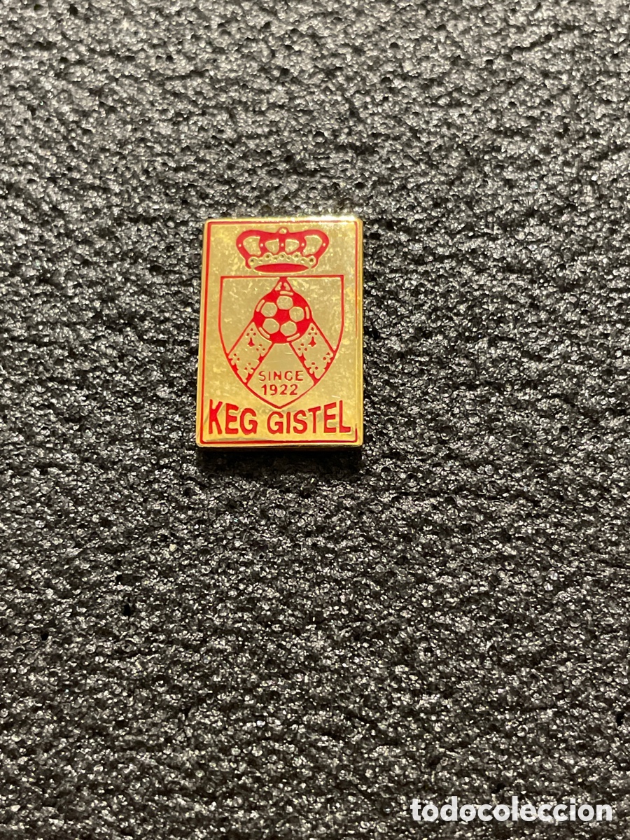 Coleccionismo deportivo: Pin 138 KEG GISTEL - Gistel