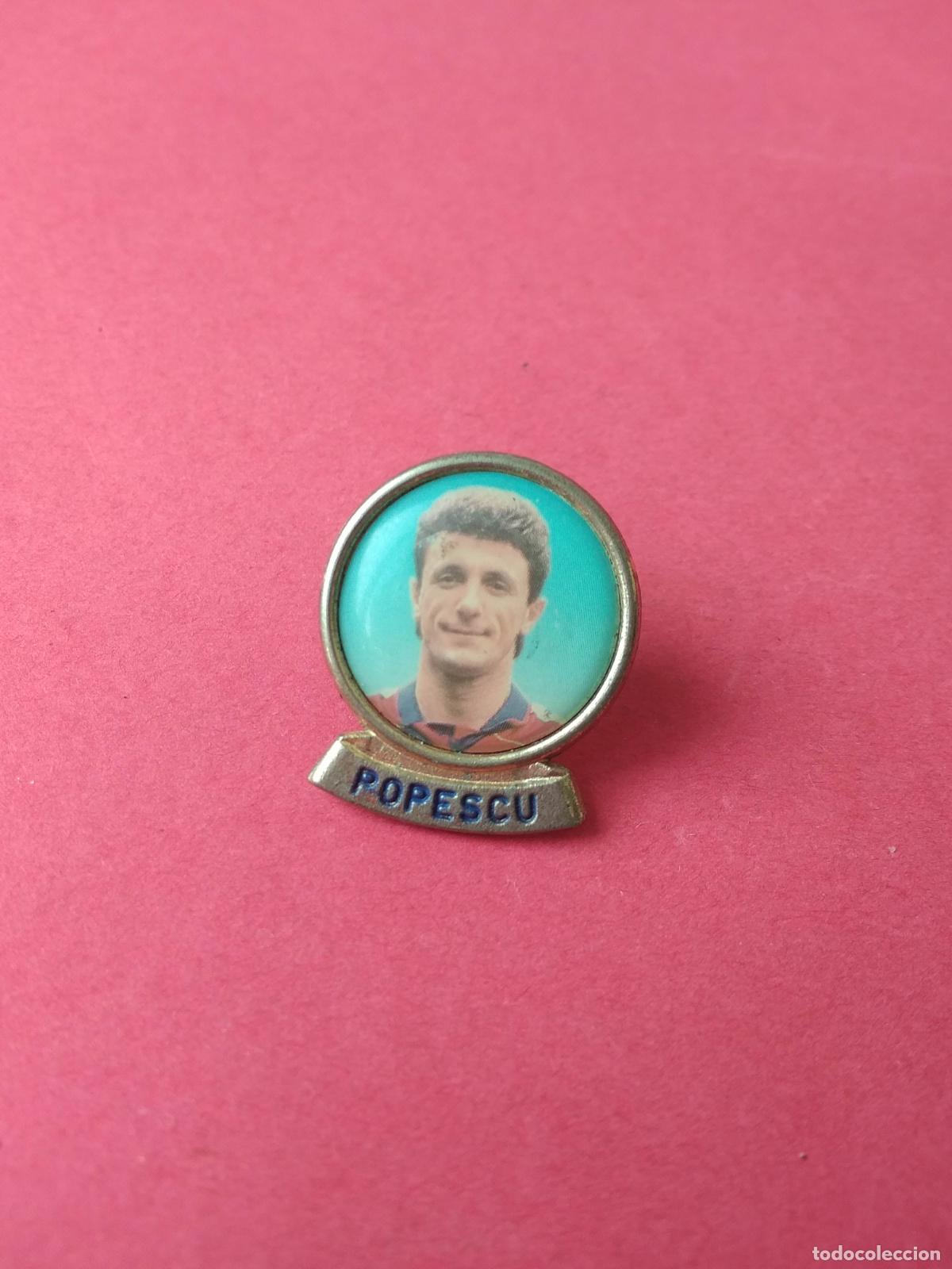 Sports collectibles: PIN DIARIO SPORT FUTBOL CLUB BARCELONA , POPESCU