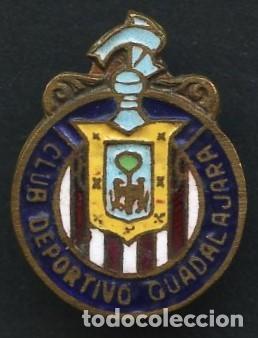 Collezionismo sportivo: F&Uacute;TBOL, INSIGNIA DE ROSCA, PIN, CLUB DEPORTIVO GUADALAJARA