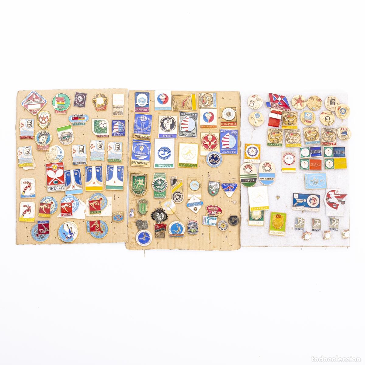 Coleccionismo deportivo: Colecciones deportivas - Colecci&oacute;n de pines, emblemas e insignias - 100