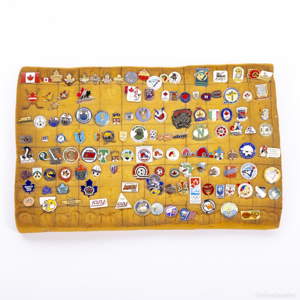 Coleccionismo deportivo: Art&iacute;culos deportivos de colecci&oacute;n - Colecci&oacute;n de pines, emblemas e insignias - 150