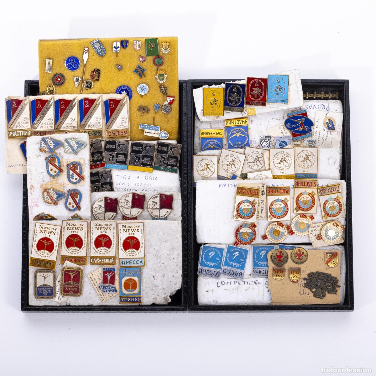 Coleccionismo deportivo: Colecciones deportivas - Colecci&oacute;n de pines, emblemas e insignias - 350