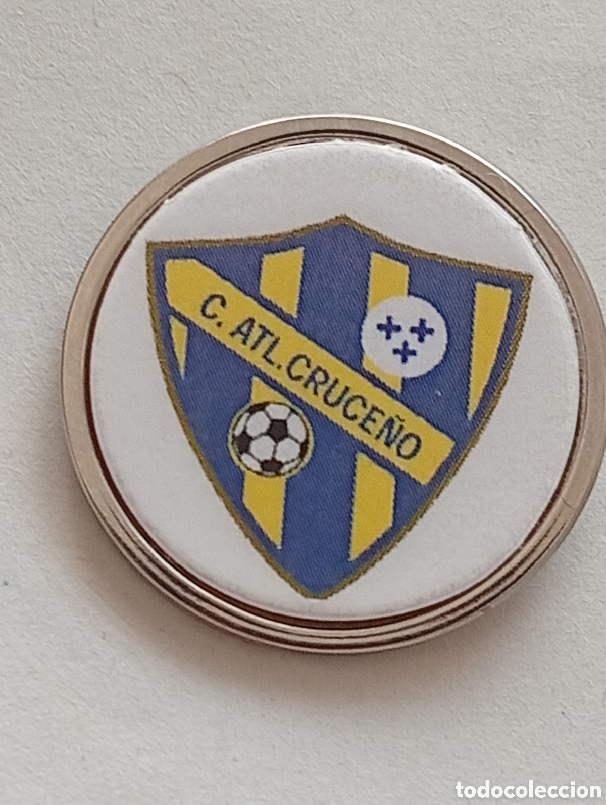 Coleccionismo deportivo: Fotopin - Club Atl&eacute;tico Cruce&ntilde;o C. F. ( Huelva)