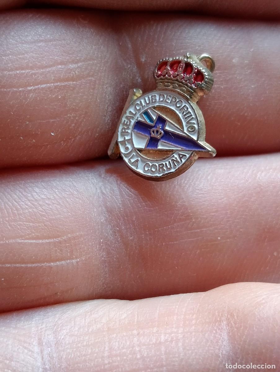 Coleccionismo deportivo: INSIGNIA DEPORTIVO DE LA CORU&Ntilde;A CLUB FUTBOL PINS ALFILER
