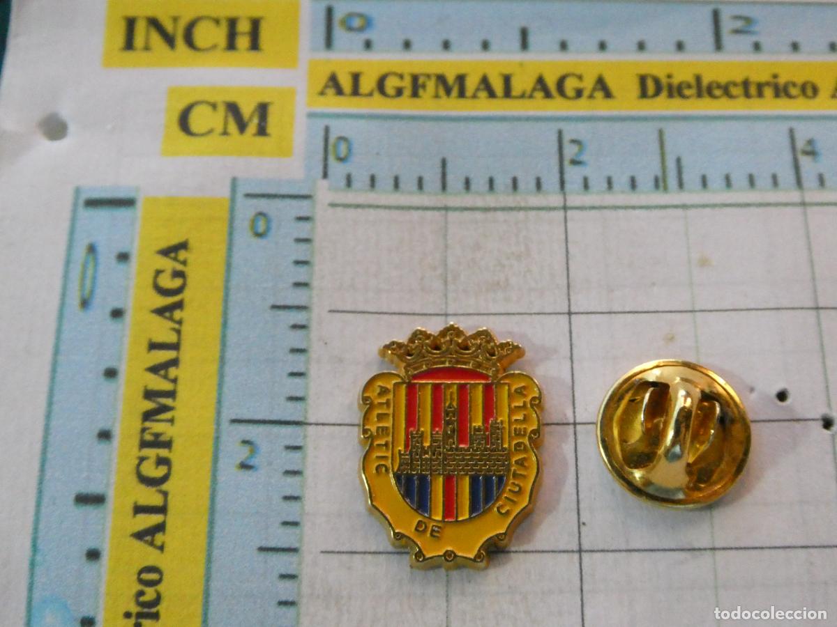 Coleccionismo deportivo: PIN DE DEPORTES. F&Uacute;TBOL. ATLETIC DE CIUTADELLA CIUDADELA MENORCA. ESCUDO EQUIPO