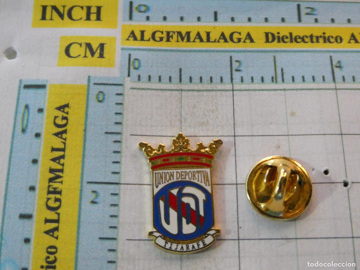 Coleccionismo deportivo: PIN DE DEPORTES. F&Uacute;TBOL. UNI&Oacute;N DEPORTIVA TIJARAFE LA PALMAS ISLAS CANARIAS. ESCUDO EQUIPO