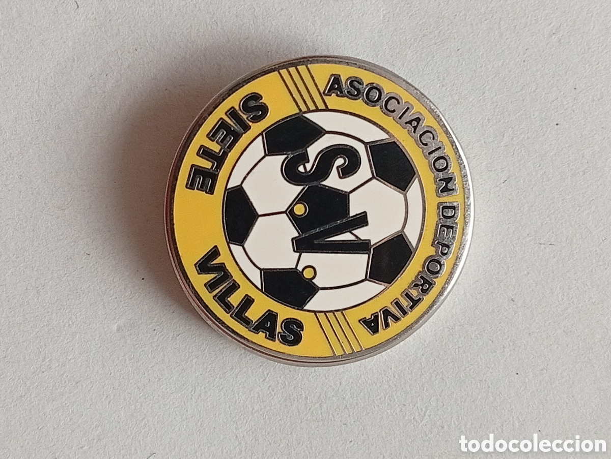 Coleccionismo deportivo: Pin - Asociaci&oacute;n Deportiva Siete Villas 1993/2014 ( Cantabria)