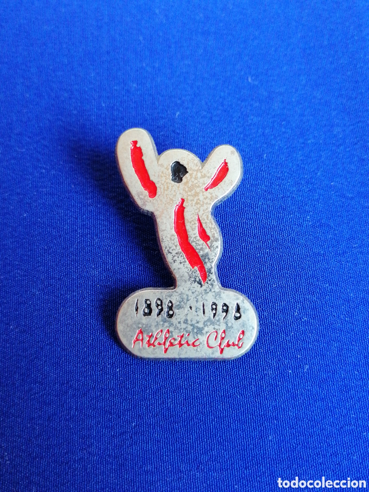 Coleccionismo deportivo: ATL&Eacute;TICO DE BILBAO 1898-1998 ANIVERSARIO 100 A&Ntilde;OS PIN