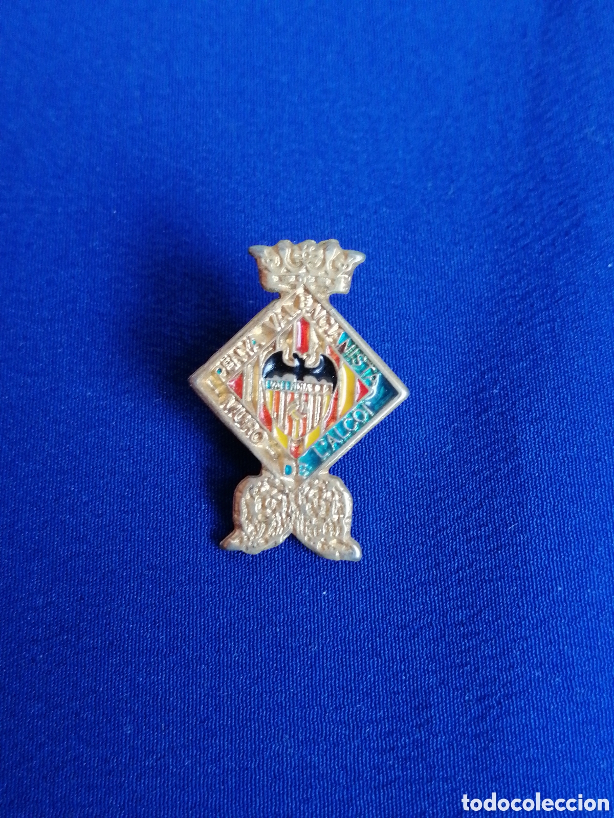 Coleccionismo deportivo: PE&Ntilde;A VALENCIANISTA MURO DE ALCOY PIN