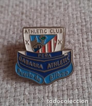 Coleccionismo deportivo: Pin Gabarra Puerto Bilbao Athletic Club Txapeldun Bilbao dif&iacute;cil