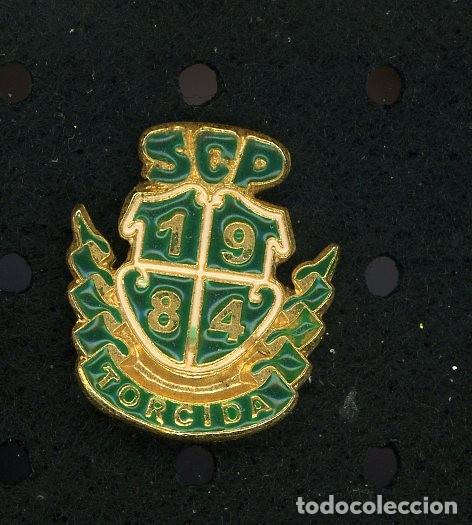 Coleccionismo deportivo: PIN ULTRAS FUTBOL FOOTBALL PORTUGAL SPORTING CP LISBOA TORCIDA 1984 NO JUVE LEO LOGO