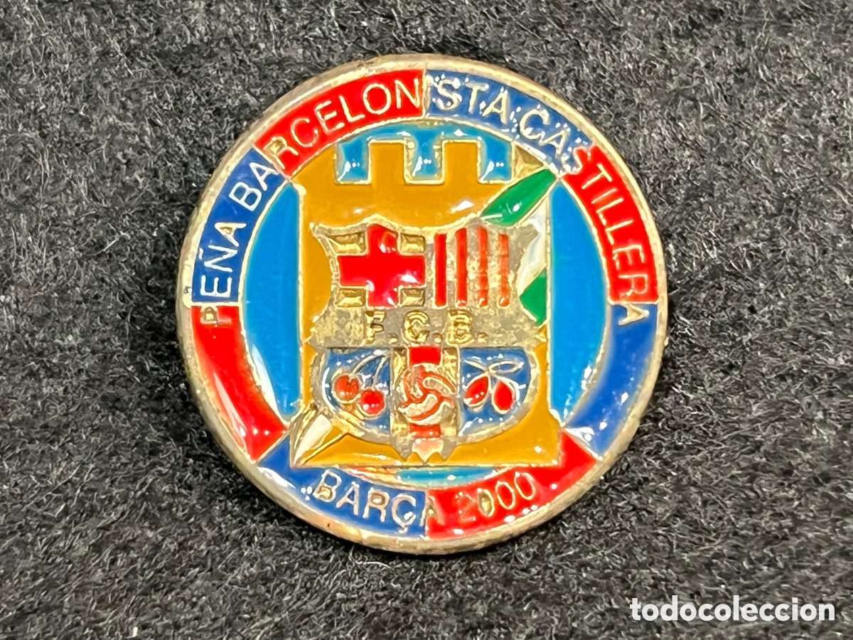 Coleccionismo deportivo: PB PE&Ntilde;A BARCELONISTA CASTILLERA JA&Eacute;N ANDALUC&Iacute;A PENYA FC BARCELONA BAR&Ccedil;A 2000 PIN INSIGNIA.