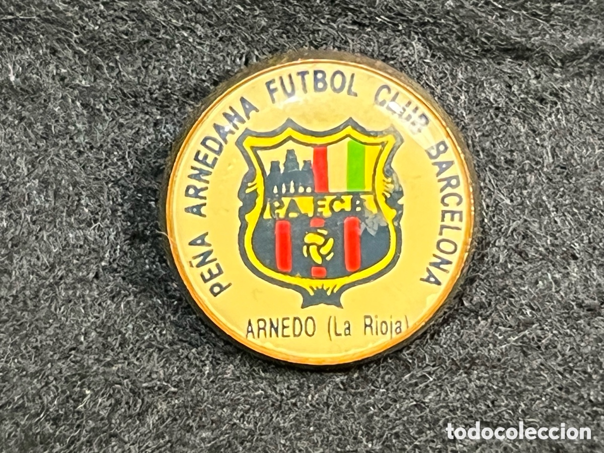 Coleccionismo deportivo: PIN PB PE&Ntilde;A BARCELONISTA ARNEDANA ARNEDO LA RIOJA PENYA FC BARCELONA INSIGNIA BAR&Ccedil;A.