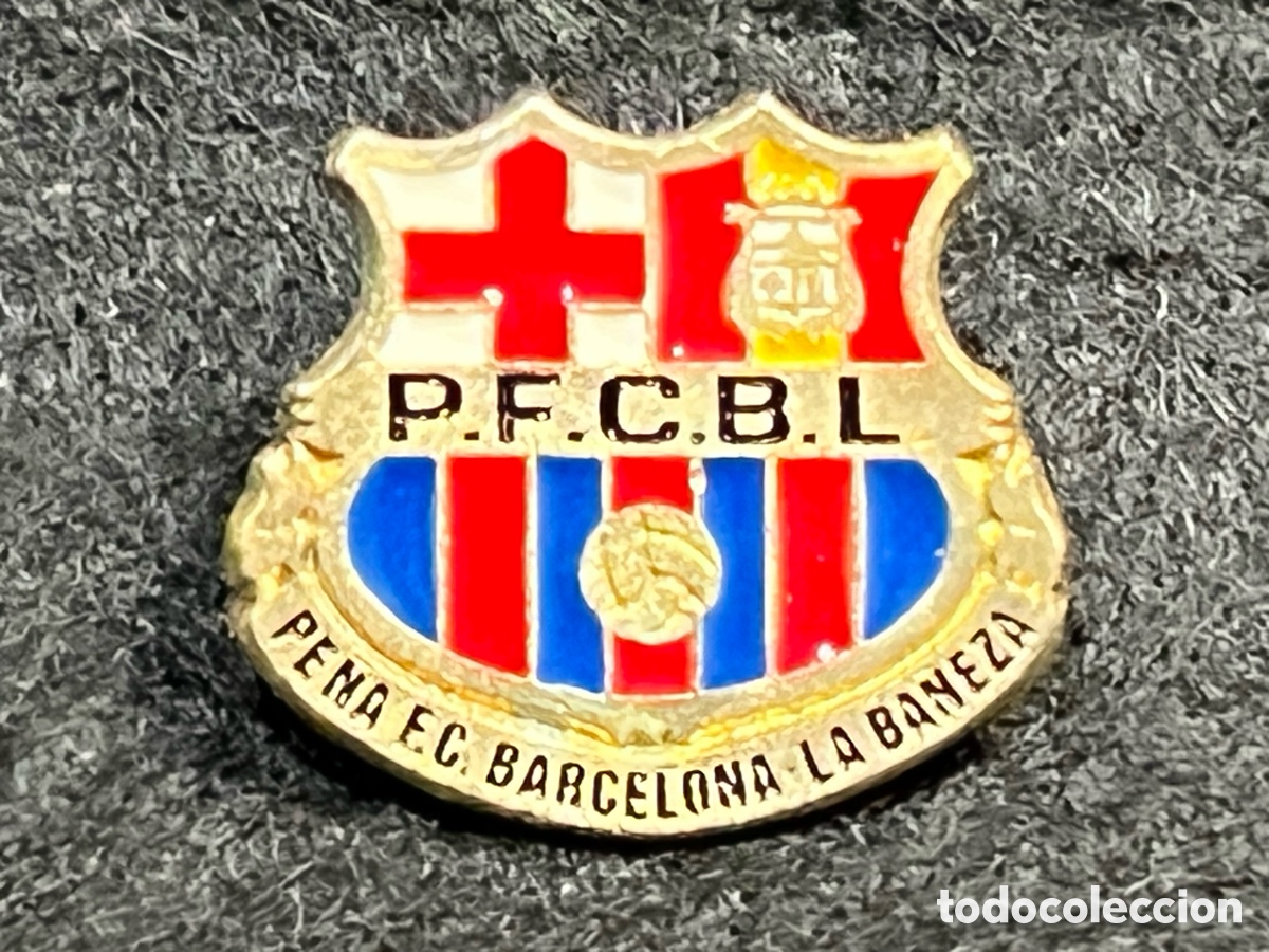Coleccionismo deportivo: PIN PB PE&Ntilde;A BARCELONISTA LA BA&Ntilde;EZA LEON PENYA FC BARCELONA BAR&Ccedil;A FUTBOL.
