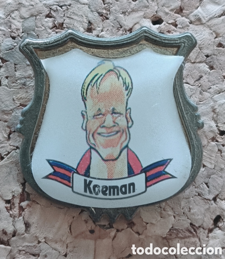 Coleccionismo deportivo: PIN CARICATURA KOEMAN - BAR&Ccedil;A - Foto 2