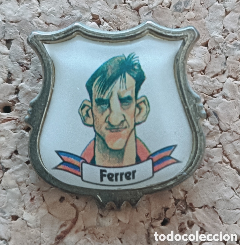 Coleccionismo deportivo: PIN CARICATURA FERRER - BAR&Ccedil;A - Foto 2