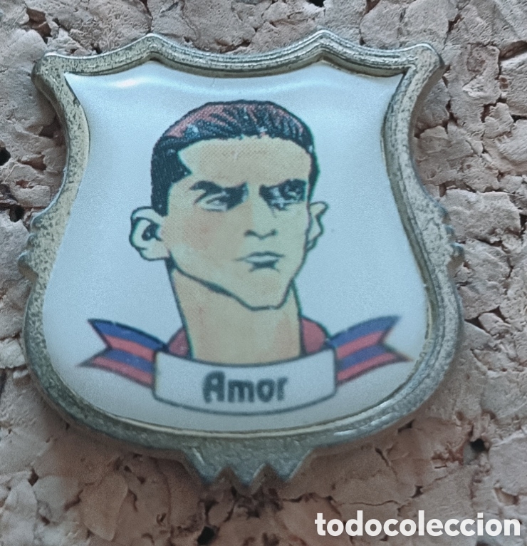 Coleccionismo deportivo: PIN CARICATURA AMOR - BAR&Ccedil;A - Foto 2