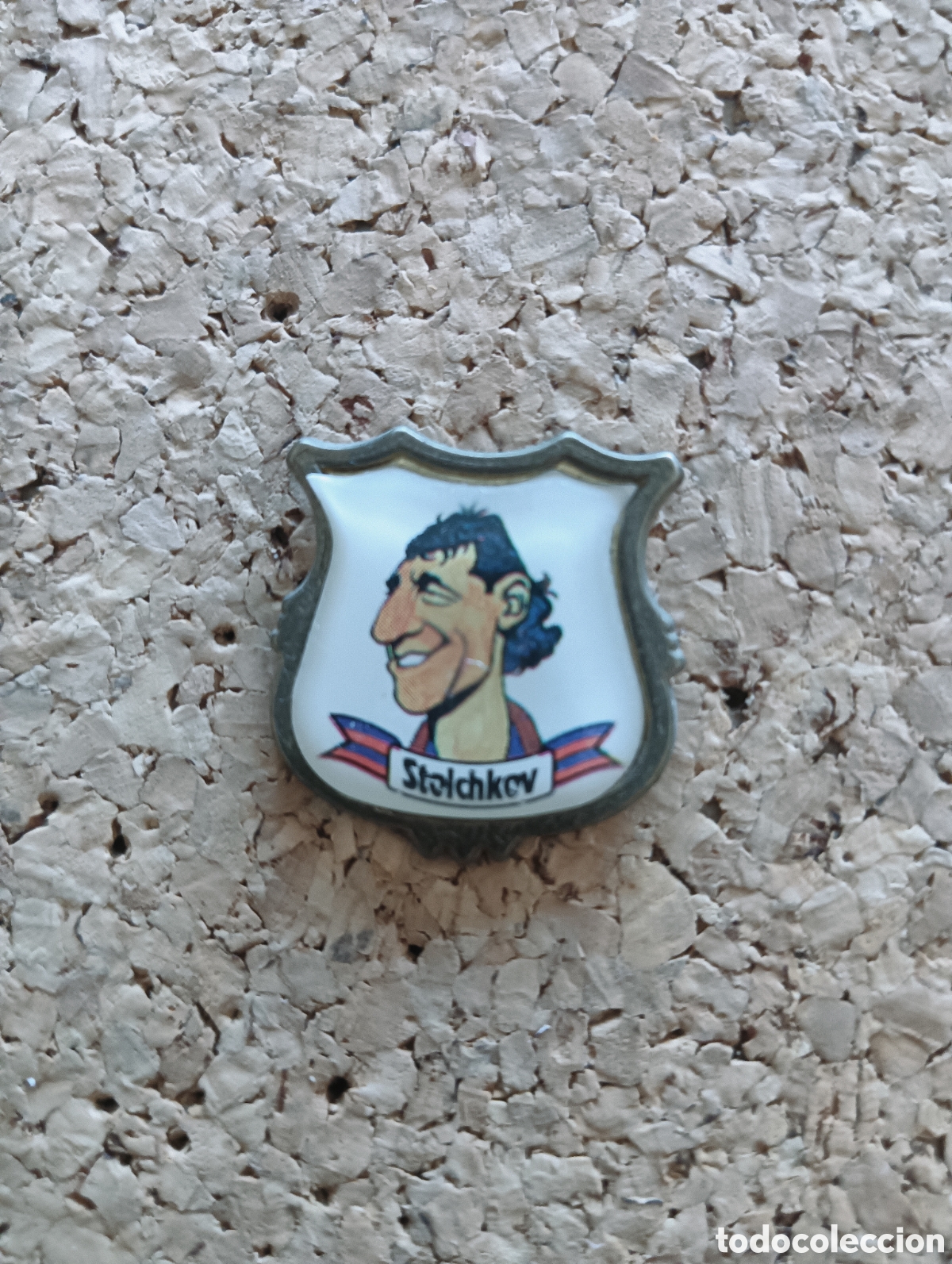 Coleccionismo deportivo: PIN CARICATURA STOICHKOV - BAR&Ccedil;A