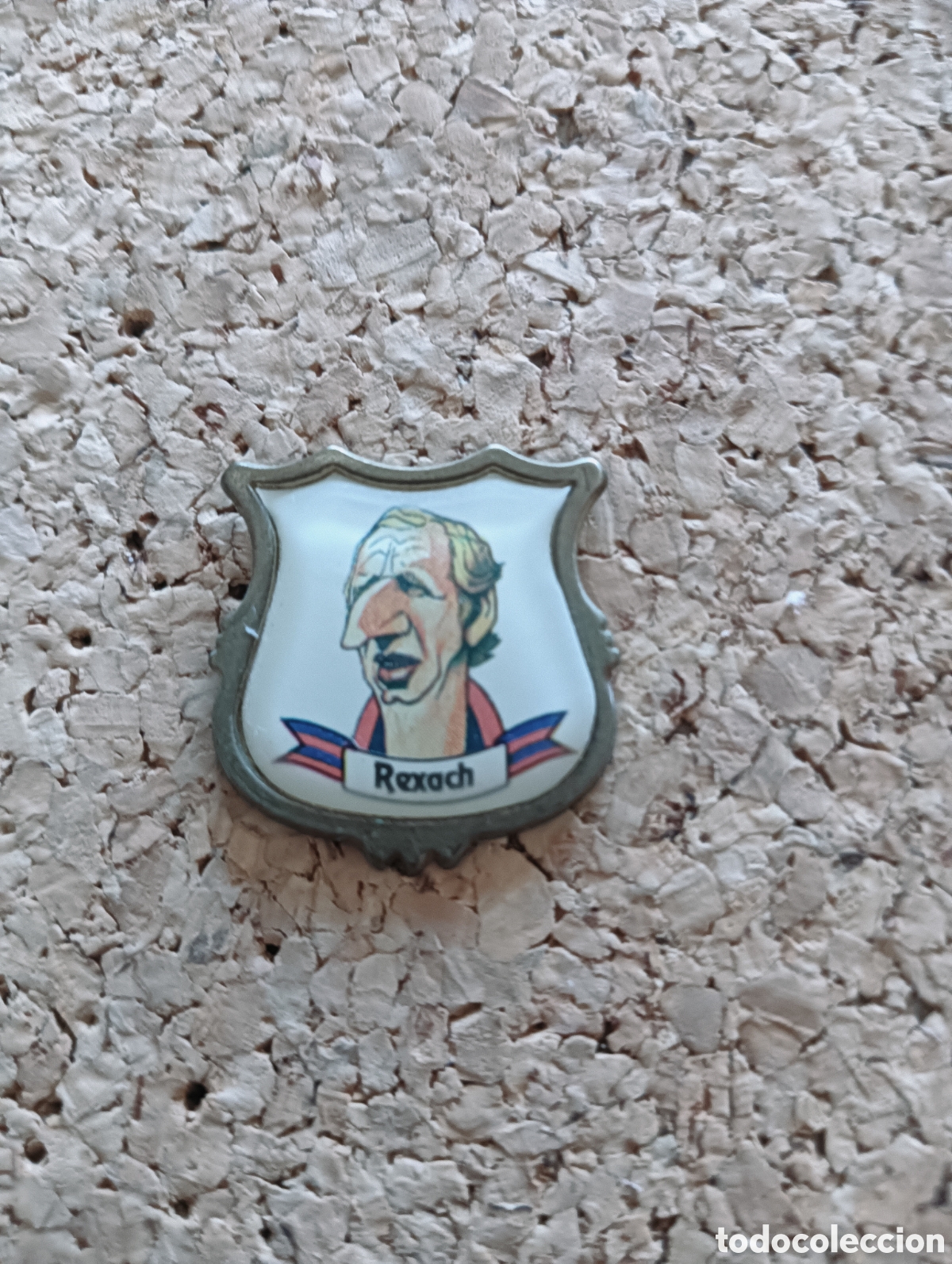 Coleccionismo deportivo: PIN CARICATURA REIXACH - BAR&Ccedil;A