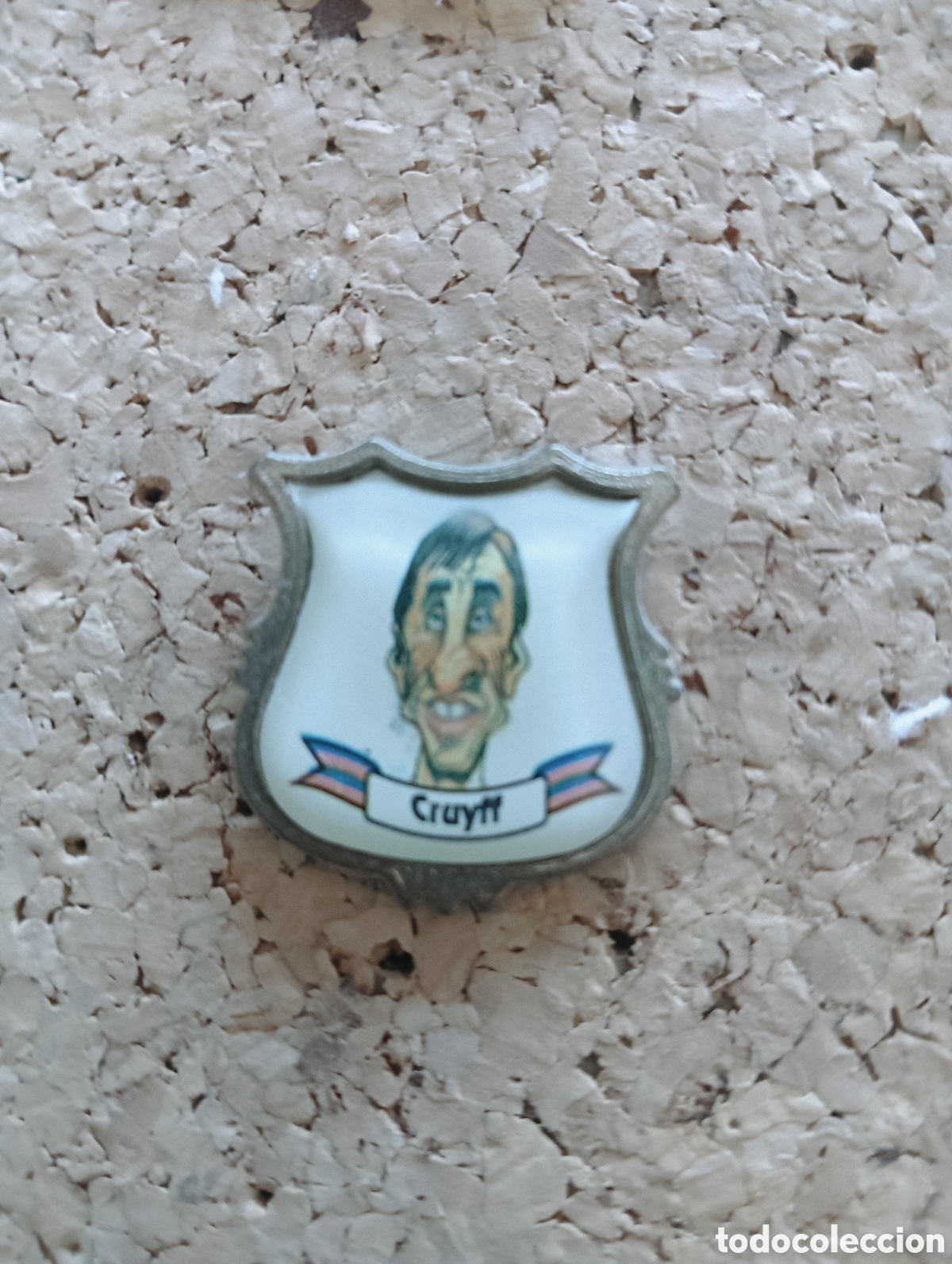Coleccionismo deportivo: PIN CARICATURA JOHAN CRUYFF - BAR&Ccedil;A