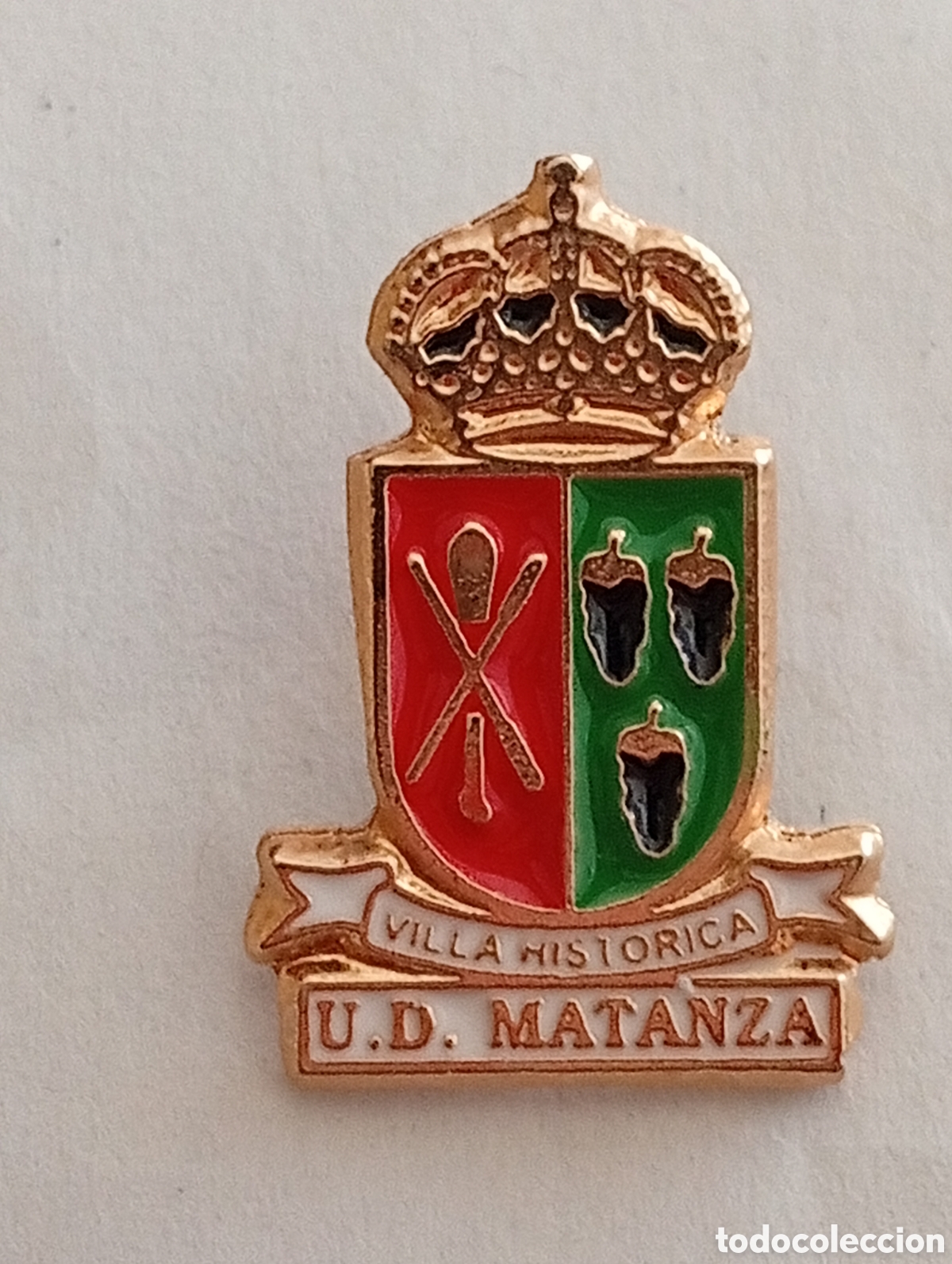 Coleccionismo deportivo: Pin - Uni&oacute;n Deportiva Matanza ( Tenerife)