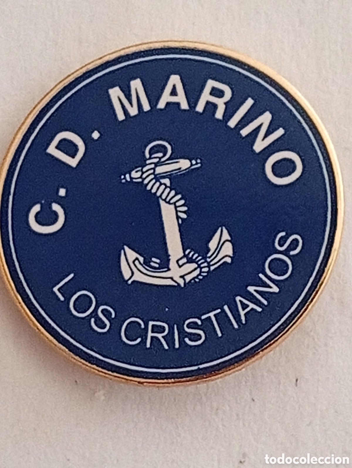 Coleccionismo deportivo: Pin - Club Deportivo Marino Los Cristianos 1993/2009 ( Canarias)