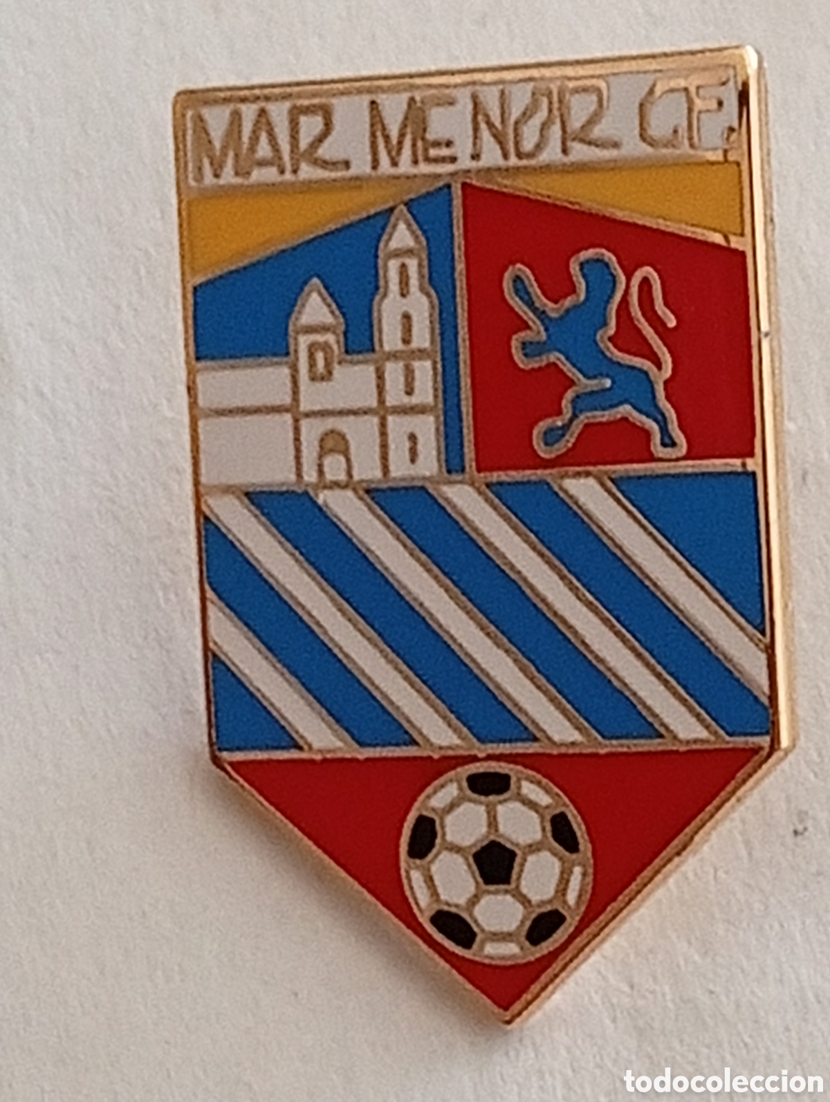 Coleccionismo deportivo: Pin - Mar Menor Club de F&uacute;tbol ( Murcia)