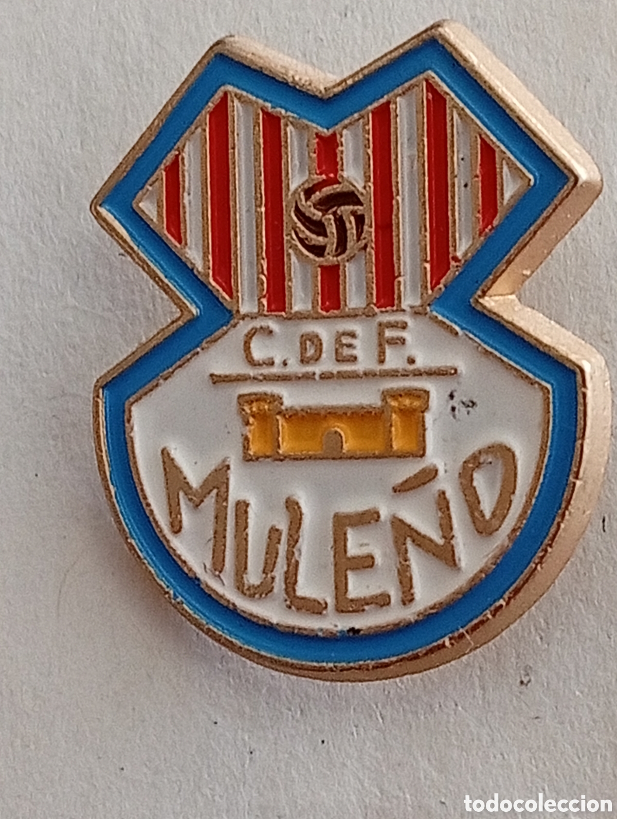 Coleccionismo deportivo: Pin - Club de F&uacute;tbol Mule&ntilde;o ( Murcia)