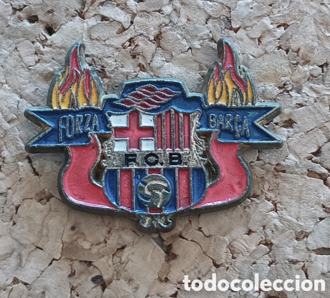 Coleccionismo deportivo: PIN BAR&Ccedil;A - FORZA BAR&Ccedil;A - Foto 2