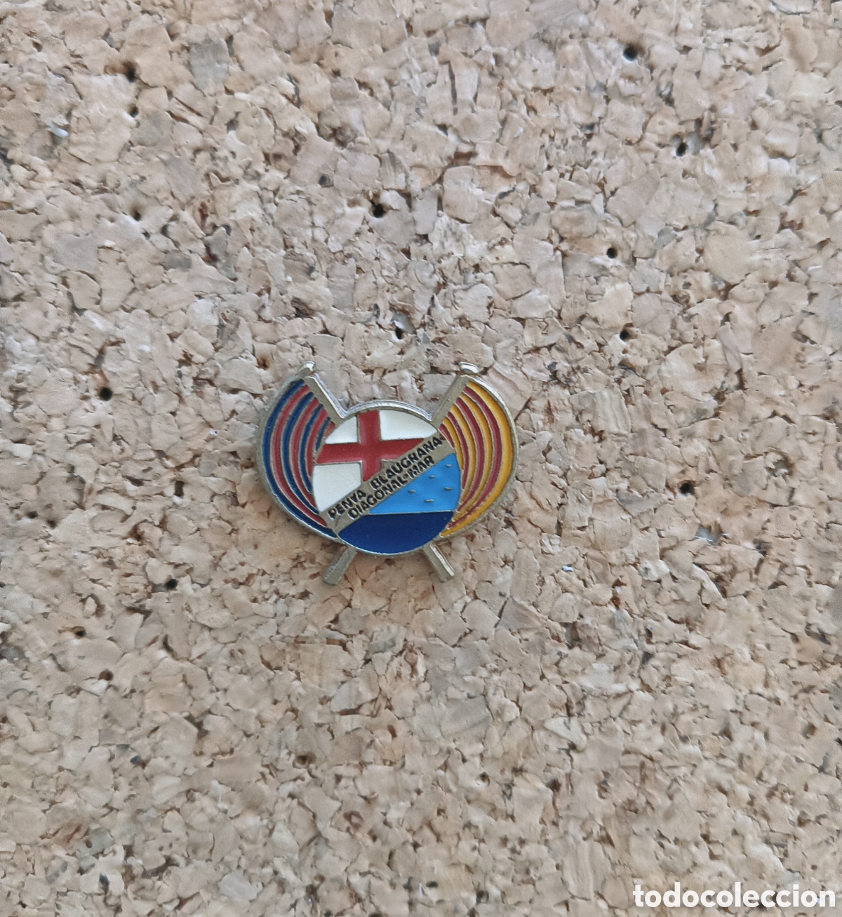 Coleccionismo deportivo: PIN BAR&Ccedil;A - PIN PE&Ntilde;A BLAUGRANA DIAGONAL MAR
