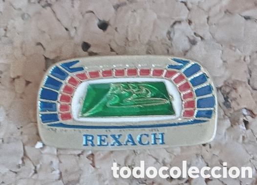 Coleccionismo deportivo: PIN BAR&Ccedil;A- CAMP NOU - REIXACH - CON FIRMA