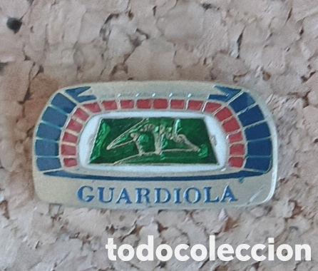 Sports collectibles: PIN BAR&Ccedil;A- CAMP NOU - GUARDIOLA - CON FIRMA
