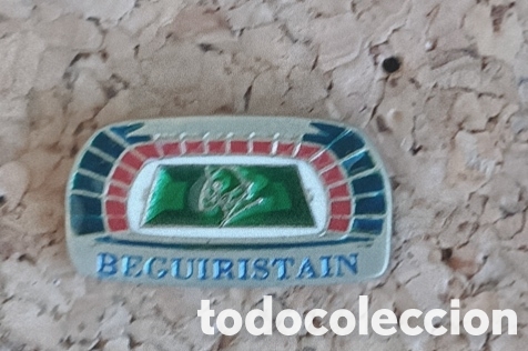 Coleccionismo deportivo: PIN BAR&Ccedil;A- CAMP NOU - BEGUIRISTAIN - CON FIRMA