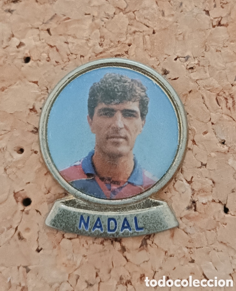 Coleccionismo deportivo: PIN BAR&Ccedil;A - MIGUEL &Aacute;NGEL NADAL - F.C.BARCELONA