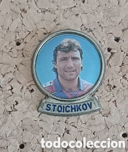 Coleccionismo deportivo: PIN BAR&Ccedil;A - STOICHKOV- F.C. BARCELONA