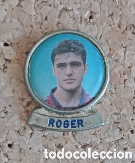 Coleccionismo deportivo: PIN BAR&Ccedil;A - ROGER - F.C. BARCELONA