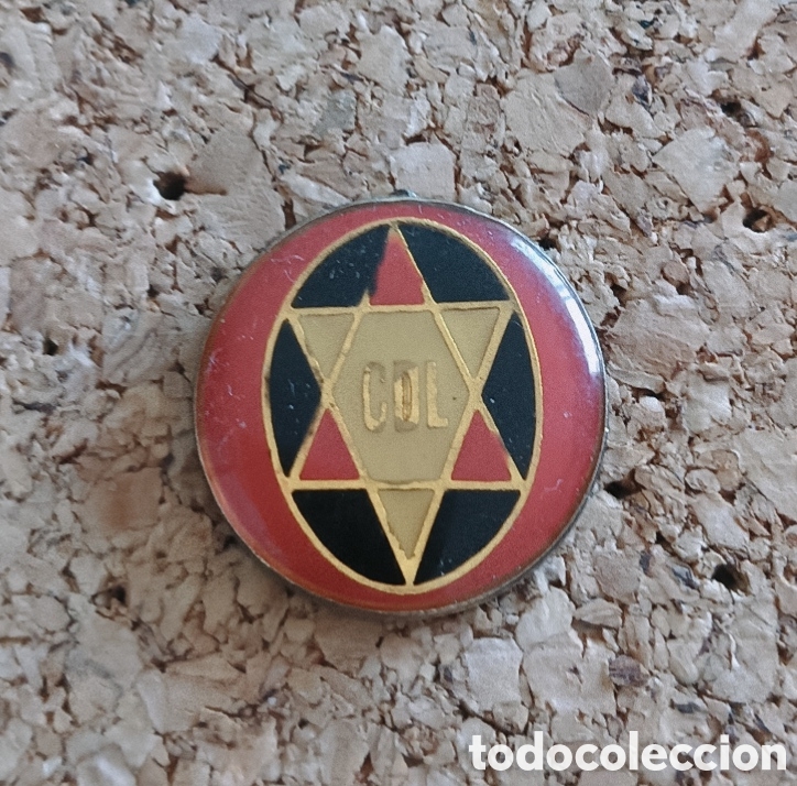 Coleccionismo deportivo: PIN ESCUDO CLUB DEPORTIVO LOGRO&Ntilde;&Eacute;S ESMALTADO