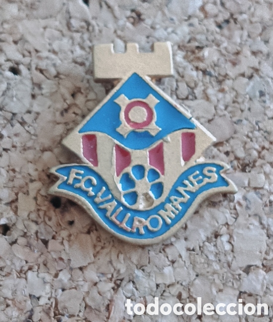 Coleccionismo deportivo: PIN ESCUDO FUTBOL CLUB VALLROMANES