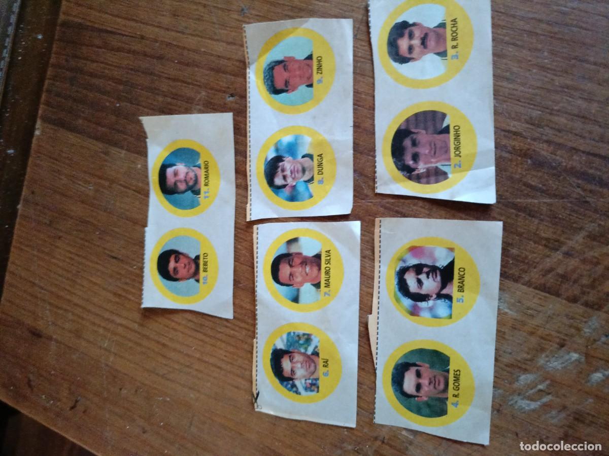 Coleccionismo deportivo: CHAPAS TAPONES CORONA SELECCI&Oacute;N BRASIL EN PAPEL FUTBOL USA 96